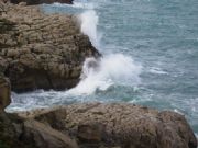 Acantilado en el faro. Suances, Cantabria